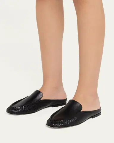 Vince Tevin Leather Loafer Mules | Thumbnail 2 Vince Tevin Leather Loafer Mules | Thumbnail 2