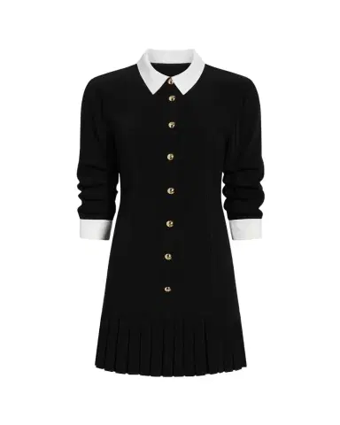 Cinq à Sept Luca Drapey Crepe Mini Shirtdress | Thumbnail 1 Cinq à Sept Luca Drapey Crepe Mini Shirtdress | Thumbnail 1