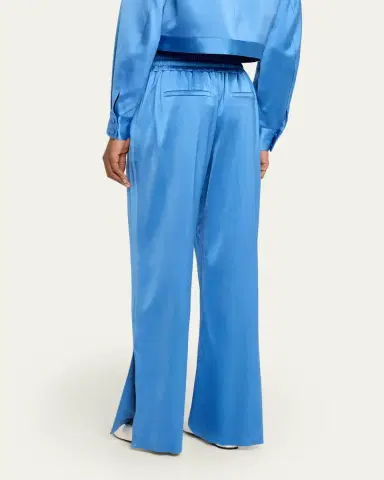 Cinq à Sept Damoni Satin Drawstring Pants | Thumbnail 3 Cinq à Sept Damoni Satin Drawstring Pants | Thumbnail 3