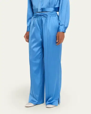 Cinq à Sept Damoni Satin Drawstring Pants | Thumbnail 4 Cinq à Sept Damoni Satin Drawstring Pants | Thumbnail 4