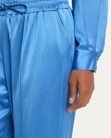 Cinq à Sept Damoni Satin Drawstring Pants | Thumbnail 5 Cinq à Sept Damoni Satin Drawstring Pants | Thumbnail 5