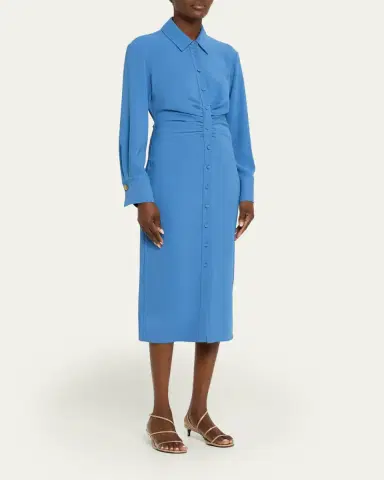 Veronica Beard Loxley Midi Shirtdress | Thumbnail 4 Veronica Beard Loxley Midi Shirtdress | Thumbnail 4