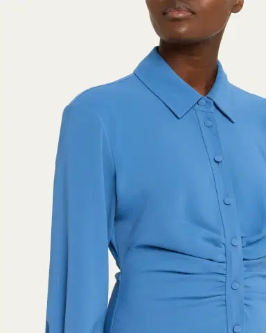 Veronica Beard Loxley Midi Shirtdress | Thumbnail 5 Veronica Beard Loxley Midi Shirtdress | Thumbnail 5