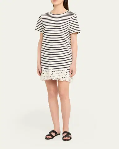 Veronica Beard Rhue Embroidered T-Shirt Dress | Thumbnail 4 Veronica Beard Rhue Embroidered T-Shirt Dress | Thumbnail 4