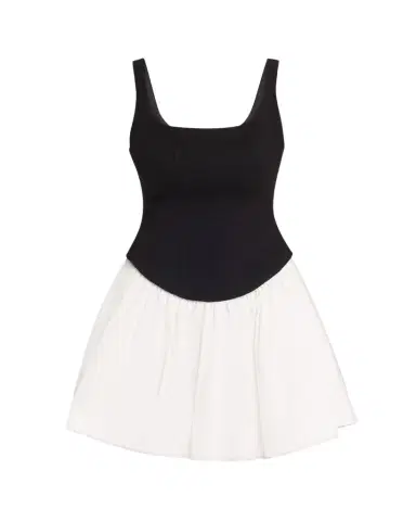Toccin Felicie Drop-Waist Mini Dress | Thumbnail 1 Toccin Felicie Drop-Waist Mini Dress | Thumbnail 1