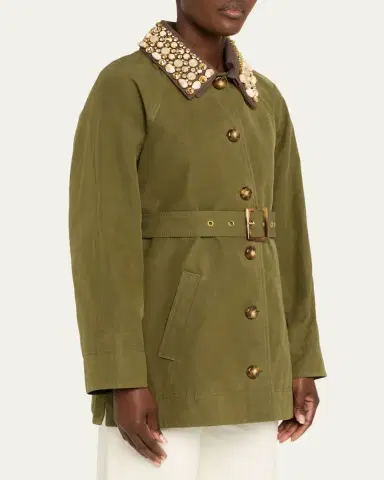 Veronica Beard Langham Dickey Coat with Removable Collar | Thumbnail 4 Veronica Beard Langham Dickey Coat with Removable Collar | Thumbnail 4
