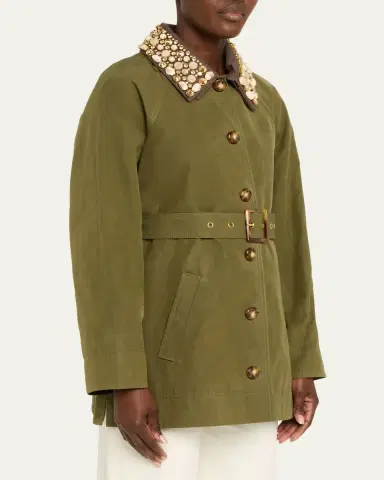 Veronica Beard Langham Dickey Coat with Removable Collar | Thumbnail 8 Veronica Beard Langham Dickey Coat with Removable Collar | Thumbnail 8