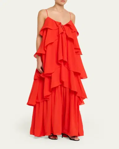 Toccin Augustina Tiered Maxi Dress | Thumbnail 4 Toccin Augustina Tiered Maxi Dress | Thumbnail 4