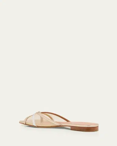 Malone Souliers Perla Multi Metallic Leather and Mesh Flat Slide Sandals | Thumbnail 2 Malone Souliers Perla Multi Metallic Leather and Mesh Flat Slide Sandals | Thumbnail 2