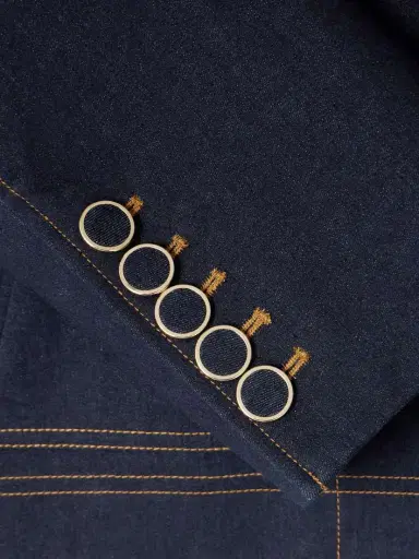 Veronica Beard Barrington Crystal-embellished Denim Jacket | Thumbnail 5 Veronica Beard Barrington Crystal-embellished Denim Jacket | Thumbnail 5