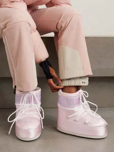 Moon Boot Icon Satin Ankle Boots | Thumbnail 2 Moon Boot Icon Satin Ankle Boots | Thumbnail 2
