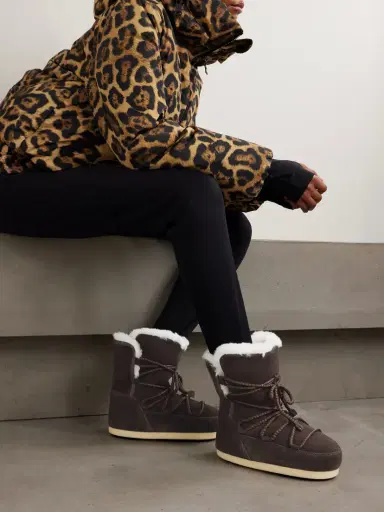 Moon Boot Evx Shearling-lined Suede Snow Boots | Thumbnail 2 Moon Boot Evx Shearling-lined Suede Snow Boots | Thumbnail 2