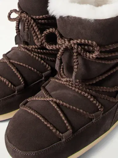 Moon Boot Evx Shearling-lined Suede Snow Boots | Thumbnail 4 Moon Boot Evx Shearling-lined Suede Snow Boots | Thumbnail 4