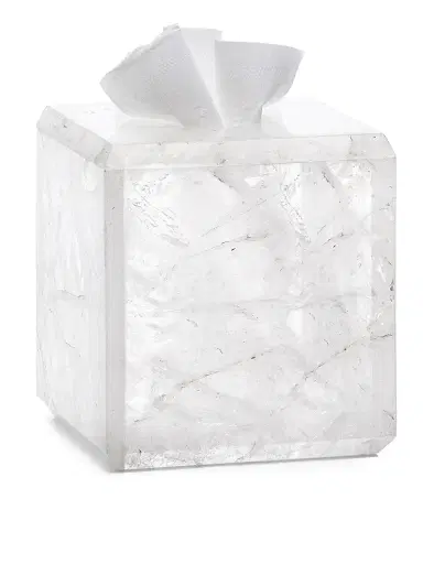 Labrazel Rockwell Clear Tissue Box Cover - Clear | Thumbnail 1 Labrazel Rockwell Clear Tissue Box Cover - Clear | Thumbnail 1