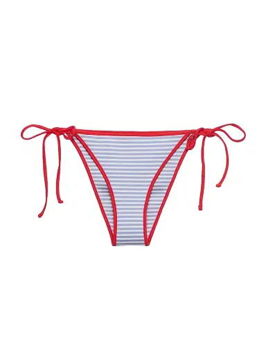 Prada Women's Interlock Jersey Bikini Bottom - Blue | Thumbnail 1 Prada Women's Interlock Jersey Bikini Bottom - Blue | Thumbnail 1