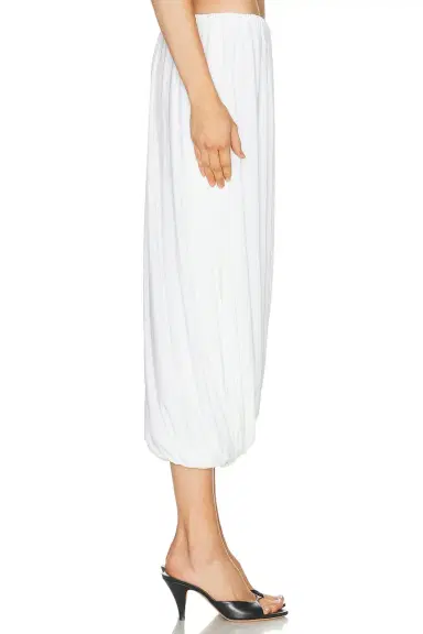 Norma Kamali Twist Midcalf Skirt | Thumbnail 2 Norma Kamali Twist Midcalf Skirt | Thumbnail 2