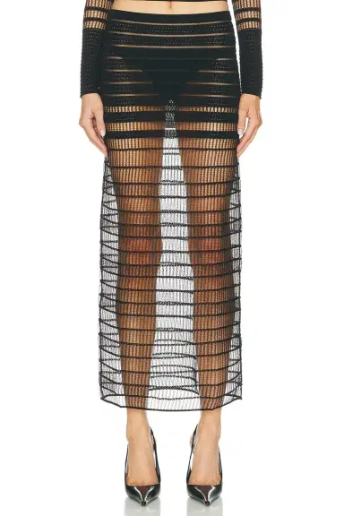 HAELO Veiled Maxi Skirt | Thumbnail 3 HAELO Veiled Maxi Skirt | Thumbnail 3