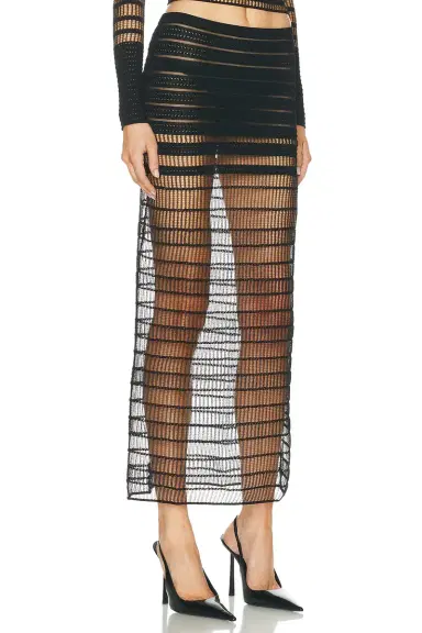 HAELO Veiled Maxi Skirt | Thumbnail 4 HAELO Veiled Maxi Skirt | Thumbnail 4