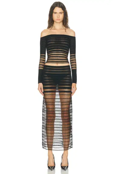 HAELO Veiled Maxi Skirt | Thumbnail 7 HAELO Veiled Maxi Skirt | Thumbnail 7