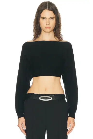 HAELO Crop Sweater | Thumbnail 3 HAELO Crop Sweater | Thumbnail 3