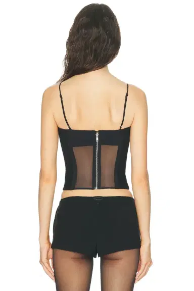 HAELO Layered Lace Up Corset Top | Thumbnail 5 HAELO Layered Lace Up Corset Top | Thumbnail 5