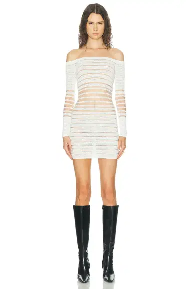 HAELO Veiled Mini Dress | Thumbnail 3 HAELO Veiled Mini Dress | Thumbnail 3