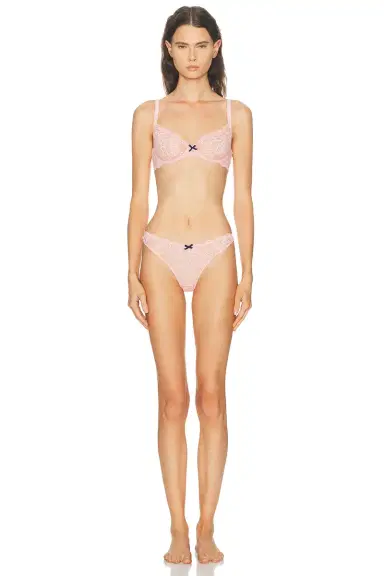 Fleur du Mal Bianca Lace Balconette Bra | Thumbnail 4 Fleur du Mal Bianca Lace Balconette Bra | Thumbnail 4