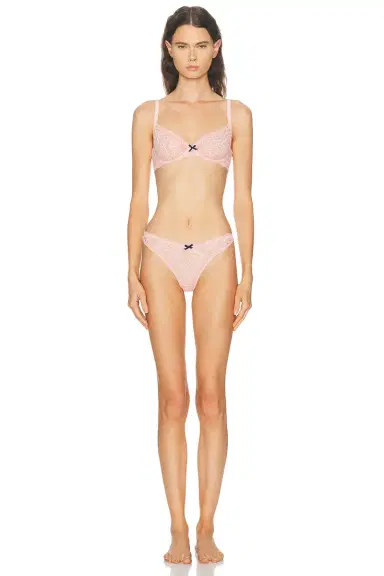 Fleur du Mal Bianca Lace Thong | Thumbnail 4 Fleur du Mal Bianca Lace Thong | Thumbnail 4