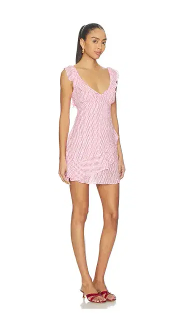 Frankies Bikinis Be Mine Chiffon Mini Dress | Thumbnail 2 Frankies Bikinis Be Mine Chiffon Mini Dress | Thumbnail 2