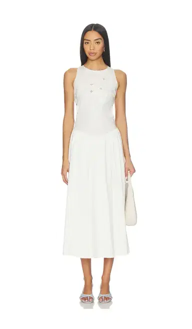 Frankies Bikinis Soleil Cotton Midi Dress | Thumbnail 2 Frankies Bikinis Soleil Cotton Midi Dress | Thumbnail 2