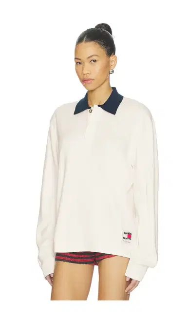 Tommy Jeans Woven Long Sleeve Rugby | Thumbnail 2 Tommy Jeans Woven Long Sleeve Rugby | Thumbnail 2