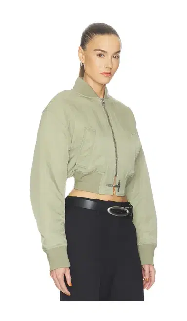 HAELO Crop Bomber Jacket | Thumbnail 2 HAELO Crop Bomber Jacket | Thumbnail 2