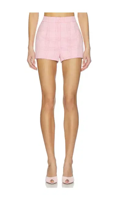 Generation Love Tayla Windowpane Suiting Micro Shorts | Thumbnail 1 Generation Love Tayla Windowpane Suiting Micro Shorts | Thumbnail 1