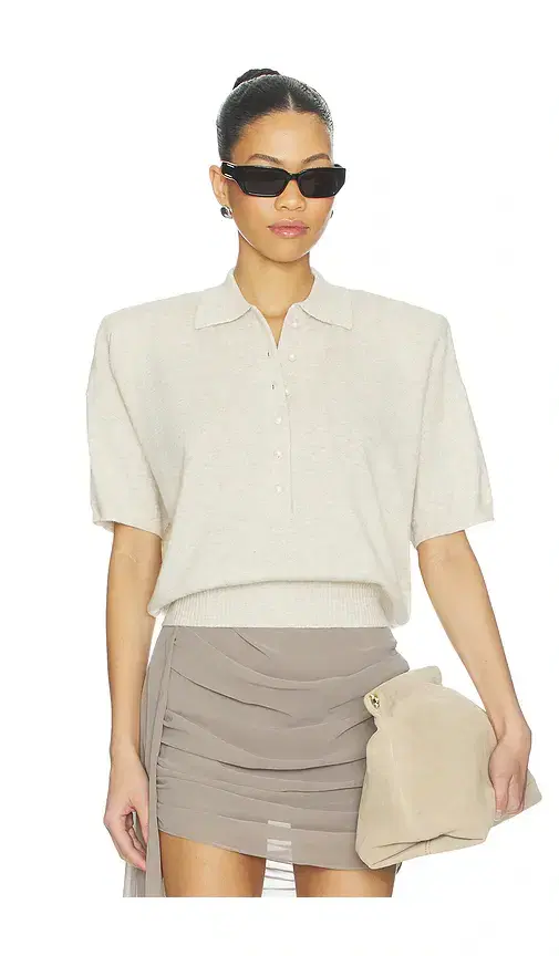 Knitted Polo Top Knitted Polo Top