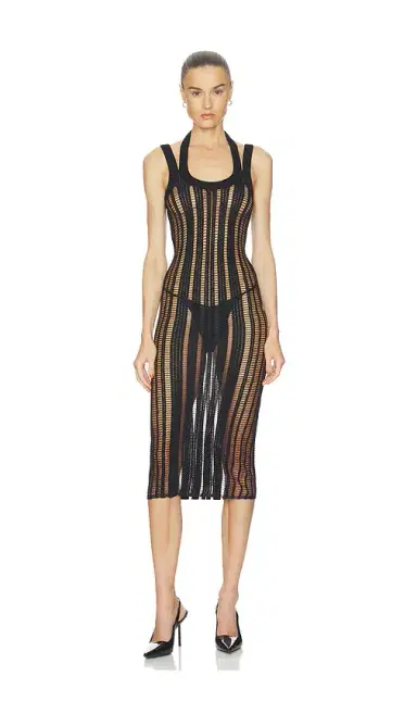 HAELO Veiled Midi Dress | Thumbnail 1 HAELO Veiled Midi Dress | Thumbnail 1
