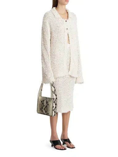 Khaite Women's Jannae Boucle-Knit Cardigan - | Thumbnail 2 Khaite Women's Jannae Boucle-Knit Cardigan - | Thumbnail 2