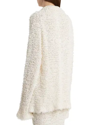 Khaite Women's Jannae Boucle-Knit Cardigan - | Thumbnail 4 Khaite Women's Jannae Boucle-Knit Cardigan - | Thumbnail 4