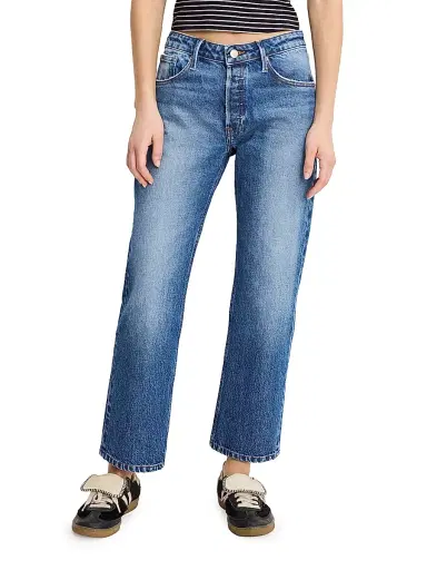 GOOD AMERICAN Women's Straight-Leg Ankle-Length Jeans | Thumbnail 3 GOOD AMERICAN Women's Straight-Leg Ankle-Length Jeans | Thumbnail 3