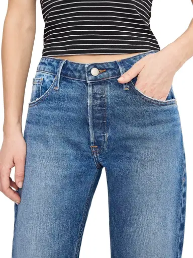GOOD AMERICAN Women's Straight-Leg Ankle-Length Jeans | Thumbnail 6 GOOD AMERICAN Women's Straight-Leg Ankle-Length Jeans | Thumbnail 6