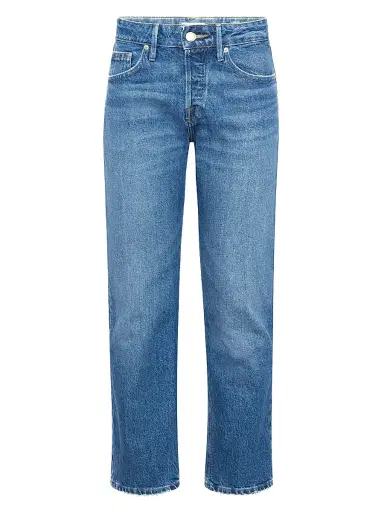 GOOD AMERICAN Women's Straight-Leg Ankle-Length Jeans | Thumbnail 1 GOOD AMERICAN Women's Straight-Leg Ankle-Length Jeans | Thumbnail 1