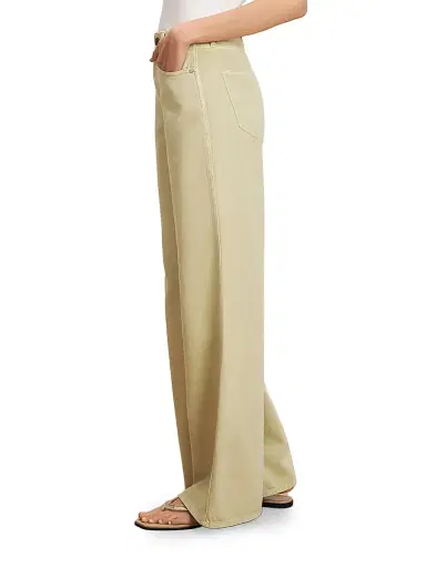 Veronica Beard Women's Kasey Mid-Rise Wide-Leg Jeans | Thumbnail 4 Veronica Beard Women's Kasey Mid-Rise Wide-Leg Jeans | Thumbnail 4