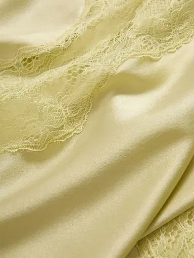 Veronica Beard Women's Johanan Lace-Trimmed Silk-Blend Top - Pistachio | Thumbnail 7 Veronica Beard Women's Johanan Lace-Trimmed Silk-Blend Top - Pistachio | Thumbnail 7
