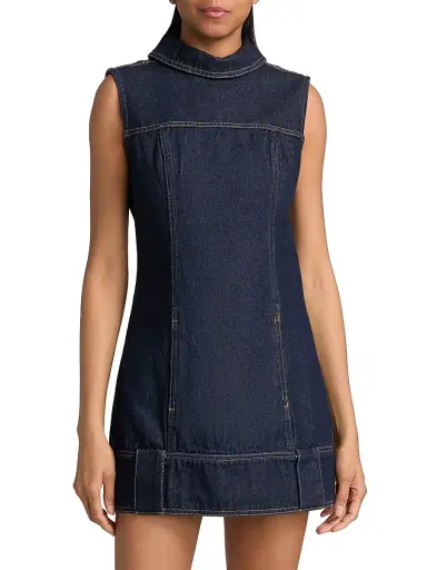 Et Ochs Women's Winslow Denim Minidress - Midnight | Thumbnail 3 Et Ochs Women's Winslow Denim Minidress - Midnight | Thumbnail 3