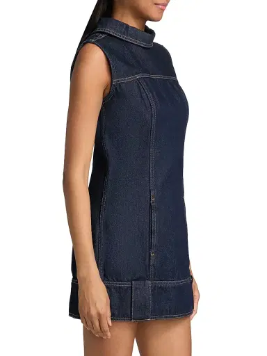Et Ochs Women's Winslow Denim Minidress - Midnight | Thumbnail 4 Et Ochs Women's Winslow Denim Minidress - Midnight | Thumbnail 4