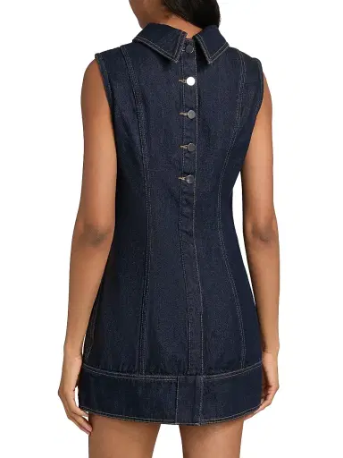 Et Ochs Women's Winslow Denim Minidress - Midnight | Thumbnail 5 Et Ochs Women's Winslow Denim Minidress - Midnight | Thumbnail 5