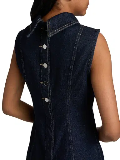 Et Ochs Women's Winslow Denim Minidress - Midnight | Thumbnail 6 Et Ochs Women's Winslow Denim Minidress - Midnight | Thumbnail 6
