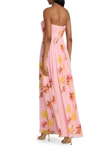 As It May Women's Emilia Strapless Woven Gown - Daffodil Blooms | Thumbnail 5 As It May Women's Emilia Strapless Woven Gown - Daffodil Blooms | Thumbnail 5