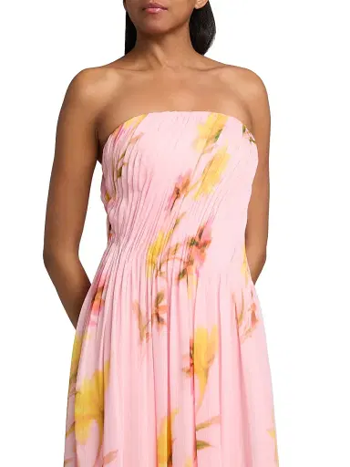 As It May Women's Emilia Strapless Woven Gown - Daffodil Blooms | Thumbnail 6 As It May Women's Emilia Strapless Woven Gown - Daffodil Blooms | Thumbnail 6