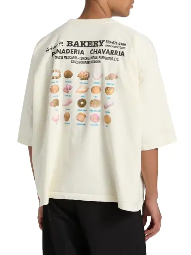 Willy Chavarria Men's Panaderia Chavarria Buffalo T-Shirt - White | Thumbnail 5 Willy Chavarria Men's Panaderia Chavarria Buffalo T-Shirt - White | Thumbnail 5