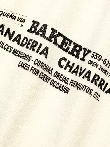 Willy Chavarria Men's Panaderia Chavarria Buffalo T-Shirt - White | Thumbnail 7 Willy Chavarria Men's Panaderia Chavarria Buffalo T-Shirt - White | Thumbnail 7